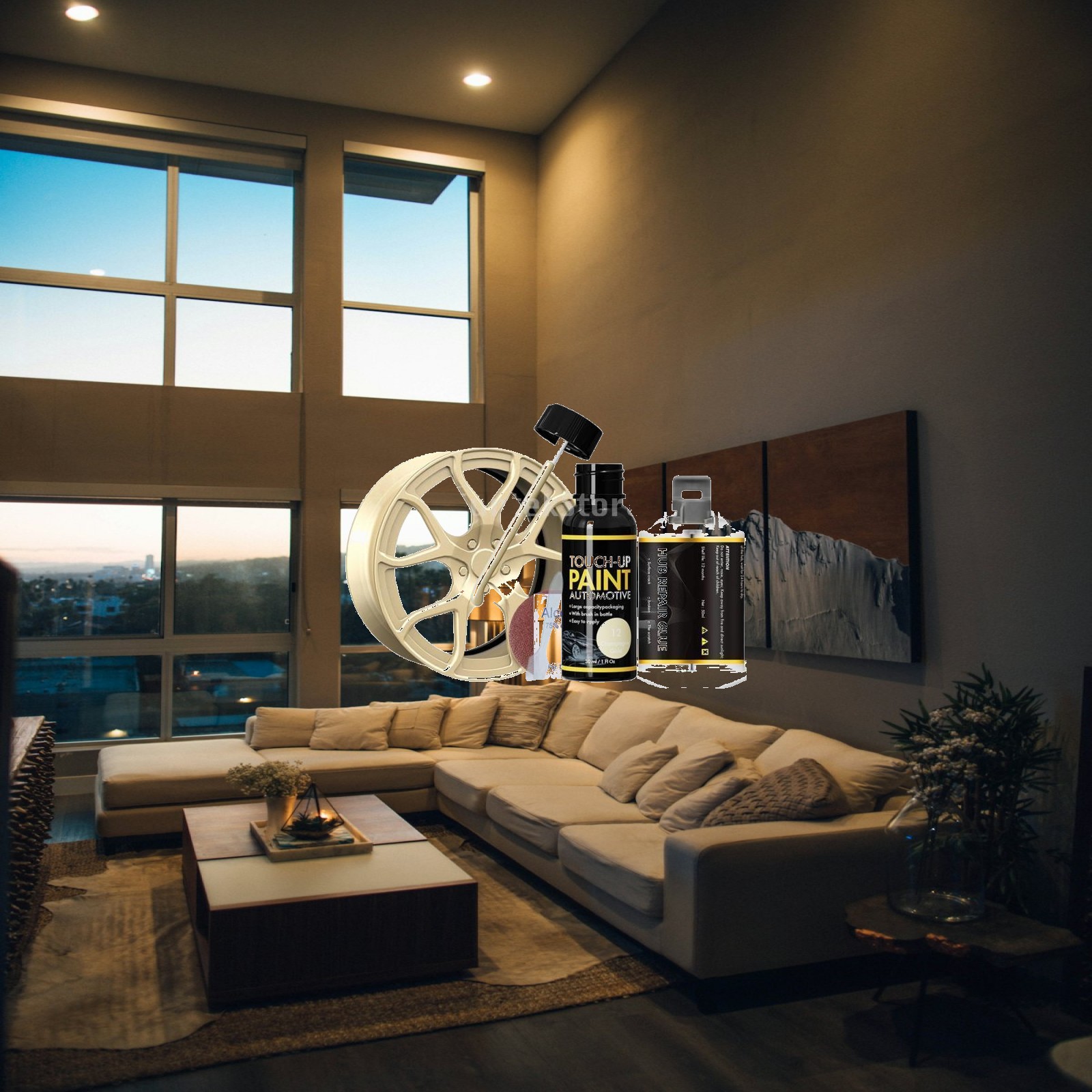 Car Repair Tools - Alloy Wheel Scuff Repair Pen with