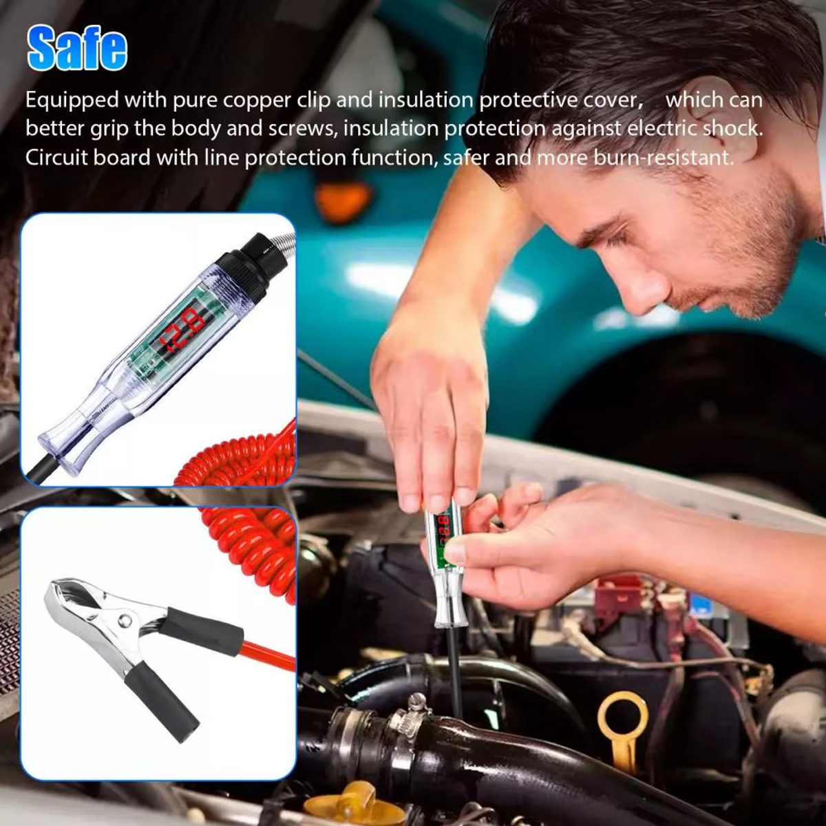 YONGRUN 1PC Automotive Voltage - Car Diagnostic Tool recension och pris