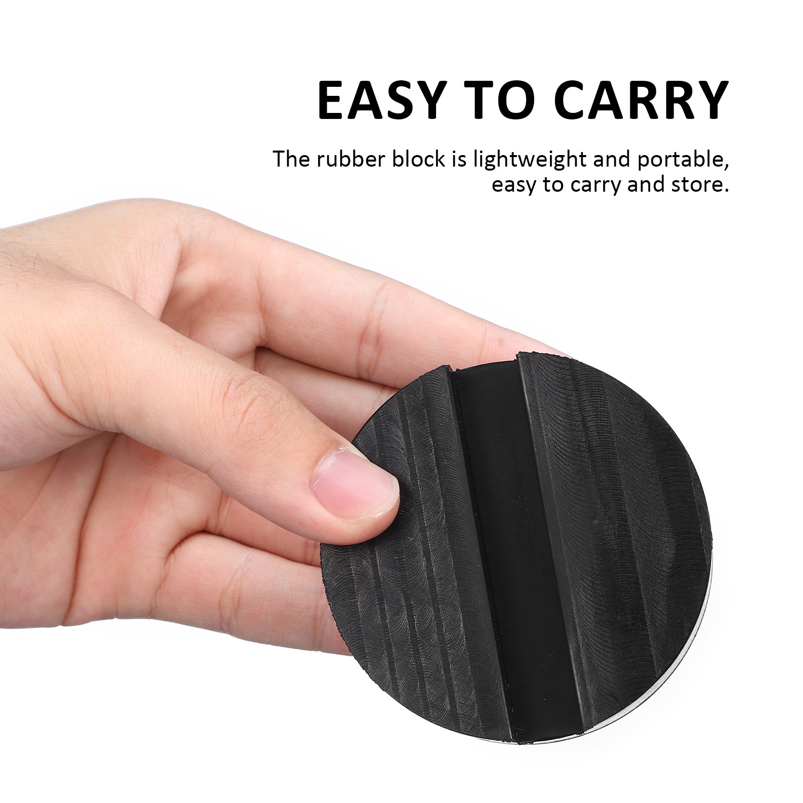 4 Pcs Rubber Blocks Jack Stand - Car Jack recension och pris