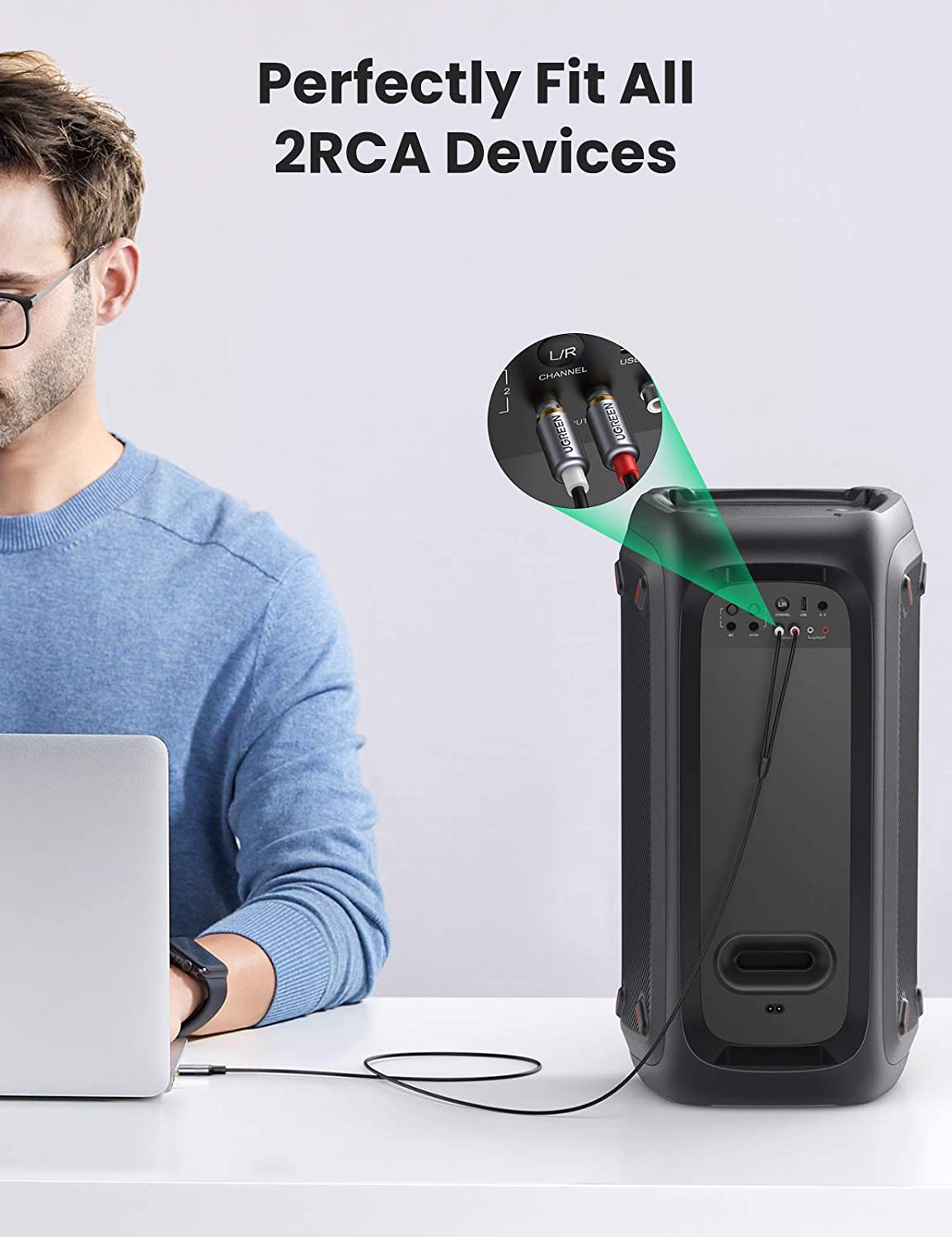 UGREEN USB C to RCA Audio Cabl - Car Jack recension och pris