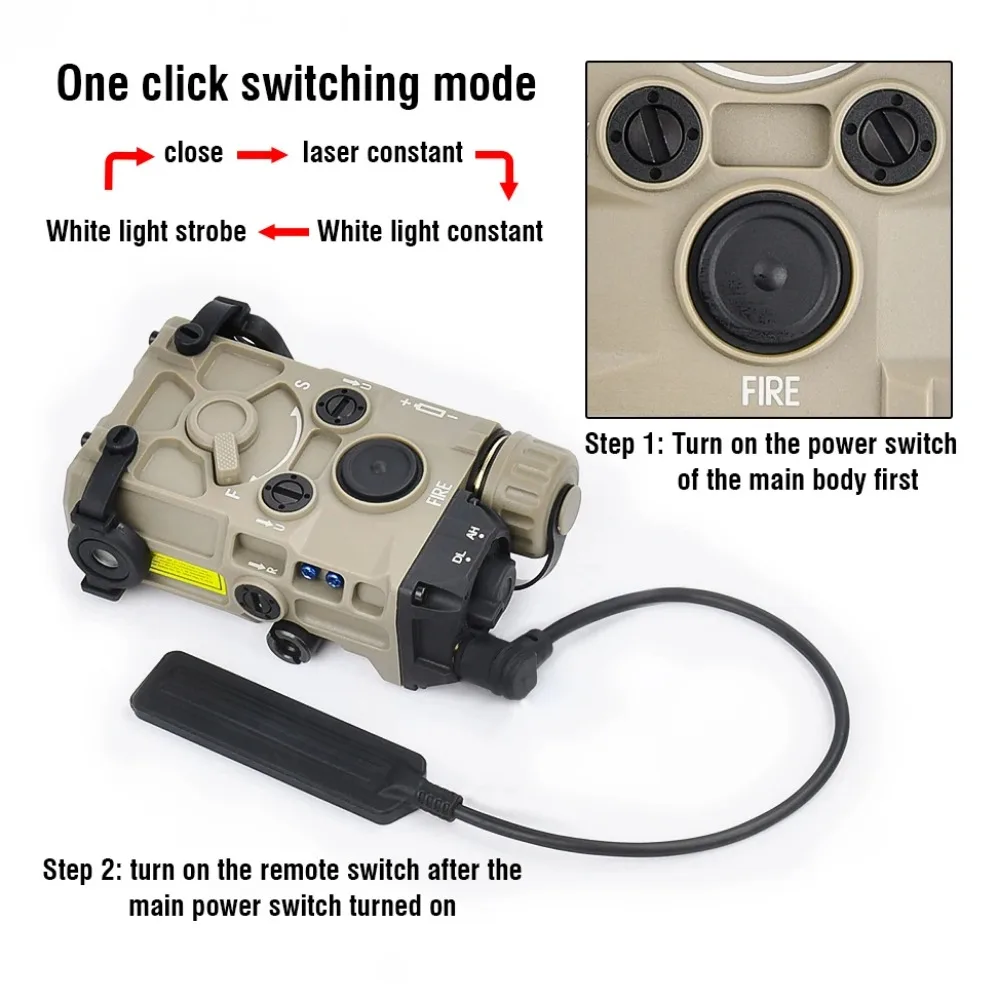Tactical OGL Nylon Plastic LED - Timing Light Gun recension och pris